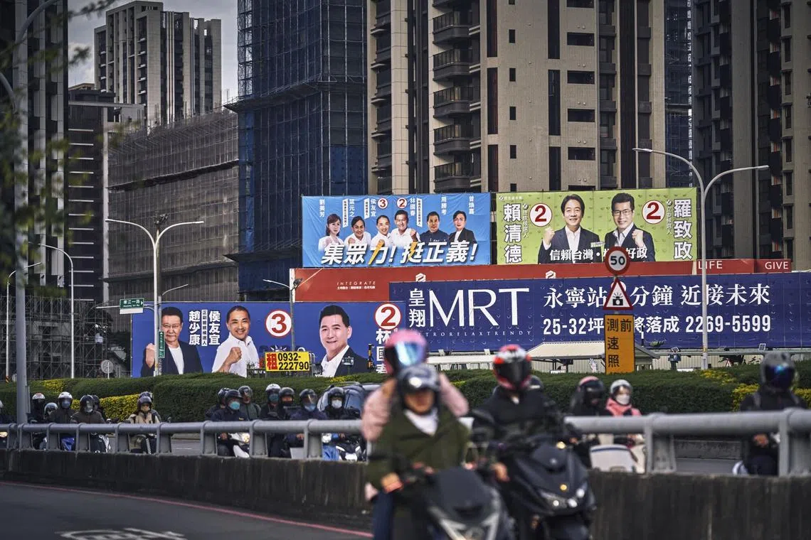The Jan 13 Taiwan presidential and parliamentary elections are taking place against a backdrop of increased pressure from China.