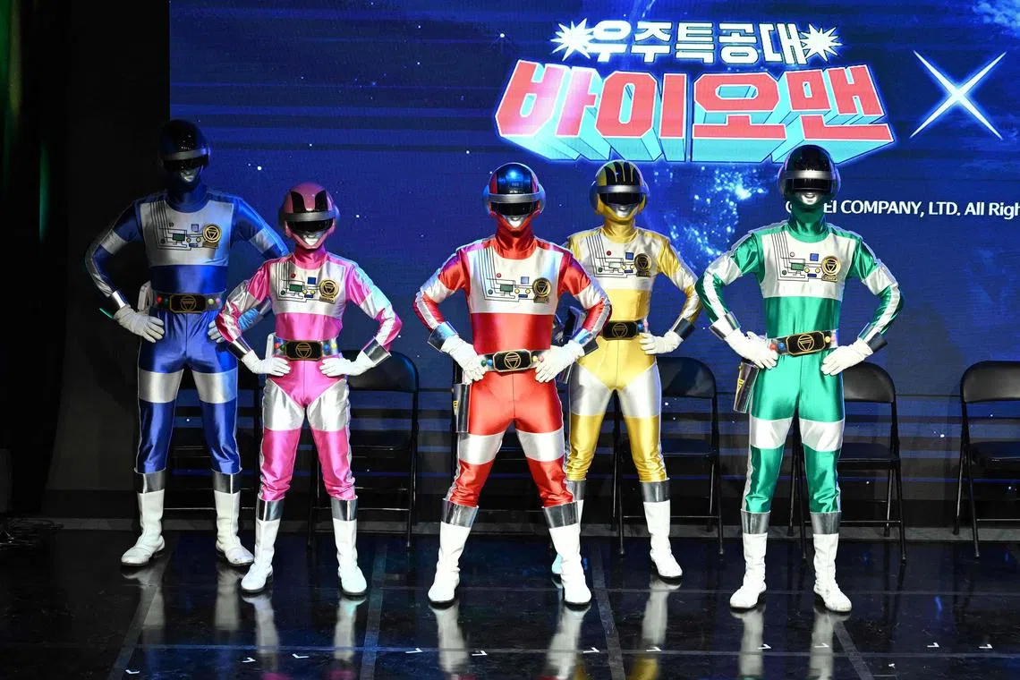 It has been decades since Japanese superhero series “Choudenshi Bioman” was last on TV, but its epic stories of good versus evil still resonate deeply with South Korean millennials.