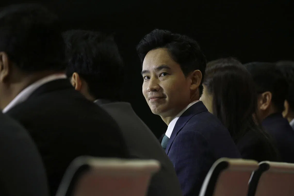 Mr Pita Limjaroenrat is seeking the backing of enough lawmakers to ensure his selection as Thailand's next premier.