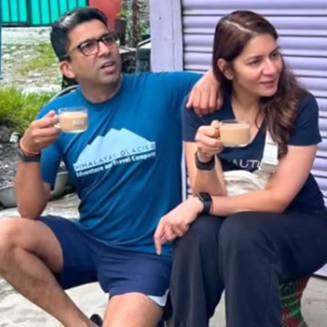 Singaporean couple Sumit Rawla (left) and Shubakshi Rawla were last reported to be in or around Timure, a Nepali town close to the border with Tibet.