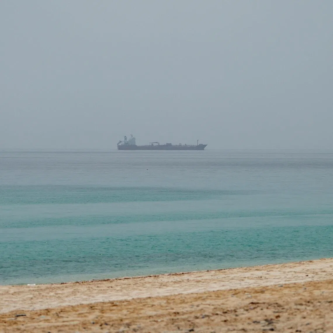 An oil tanker sailing near the Omani coast on June 25.