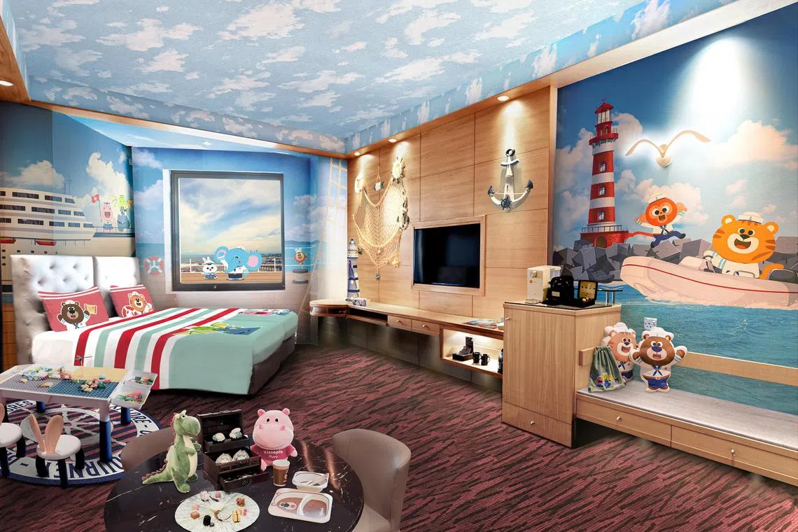 Nautical Family Suite at M Hotel Singapore.