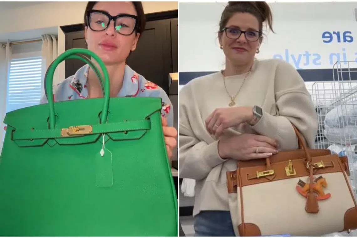 Influencers have flocked to Walmart to snag one - or multiple - of the now viral handbag.