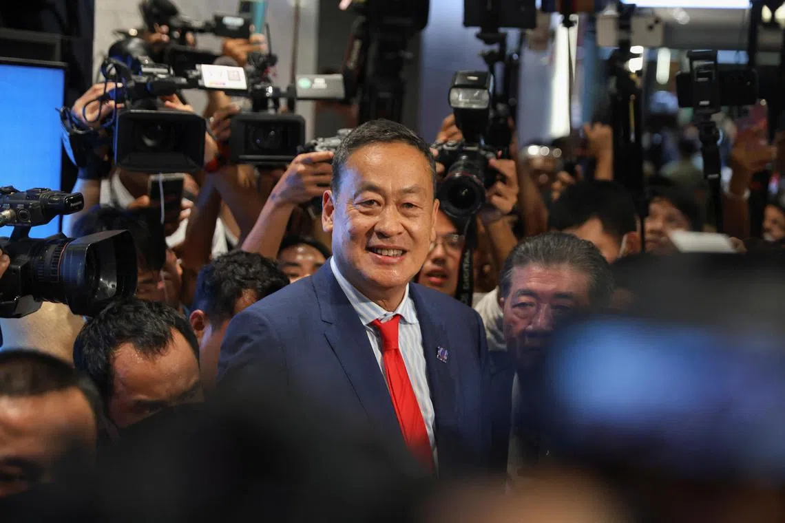 Mr Srettha Thavisin is scheduled to receive the royal endorsement at Pheu Thai Party headquarters at 6pm.