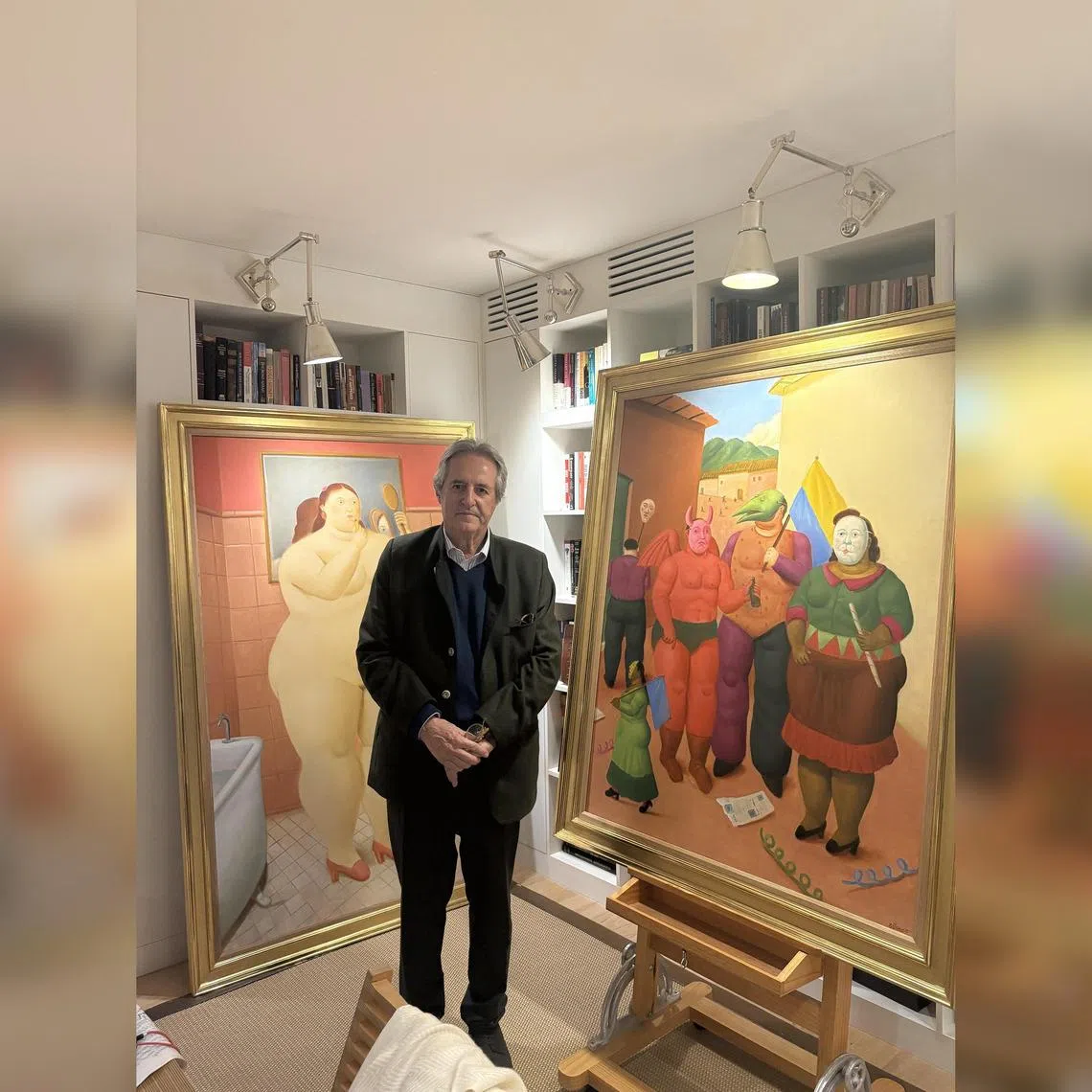 Mr Fernando Botero Jr at his home in Mexico City.   