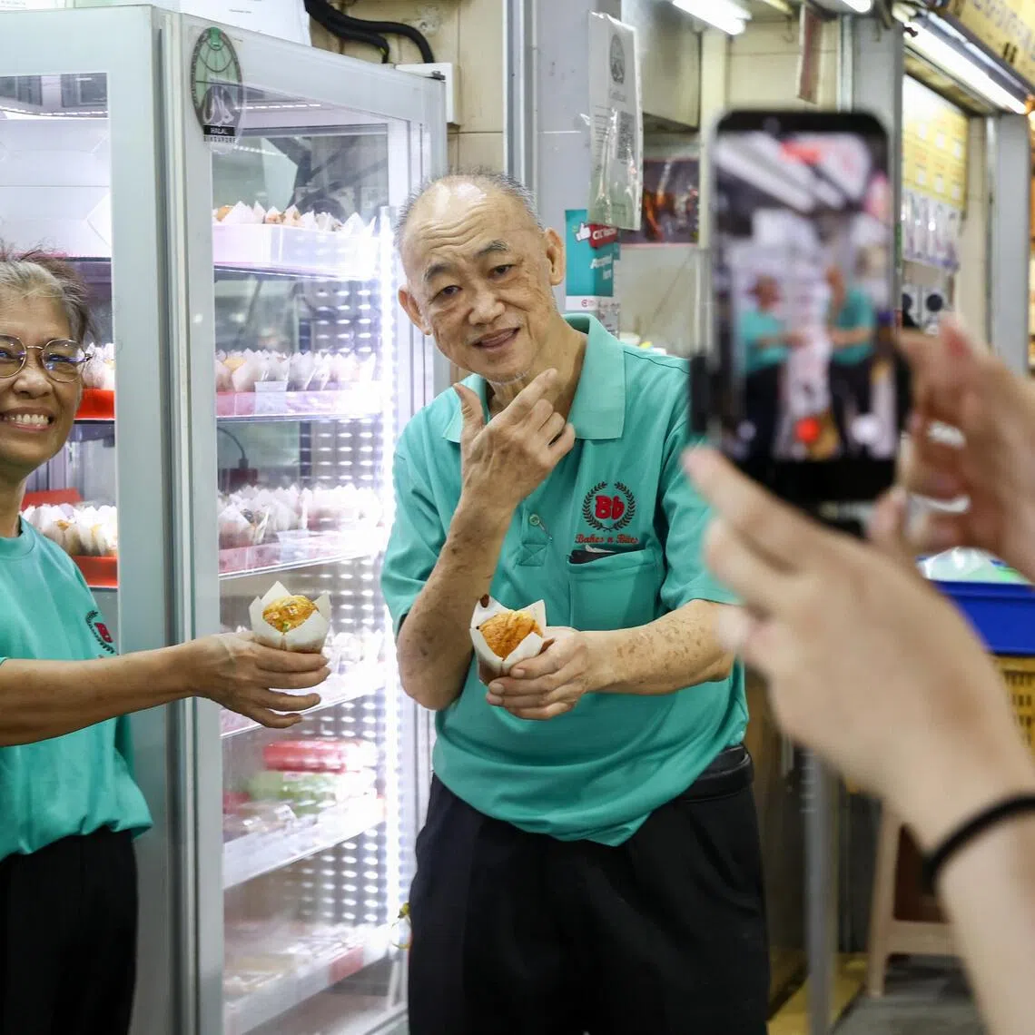 Married couple Christina Tan and Christopher Lau run Bakes N Bites in Old Airport Road Food Centre.