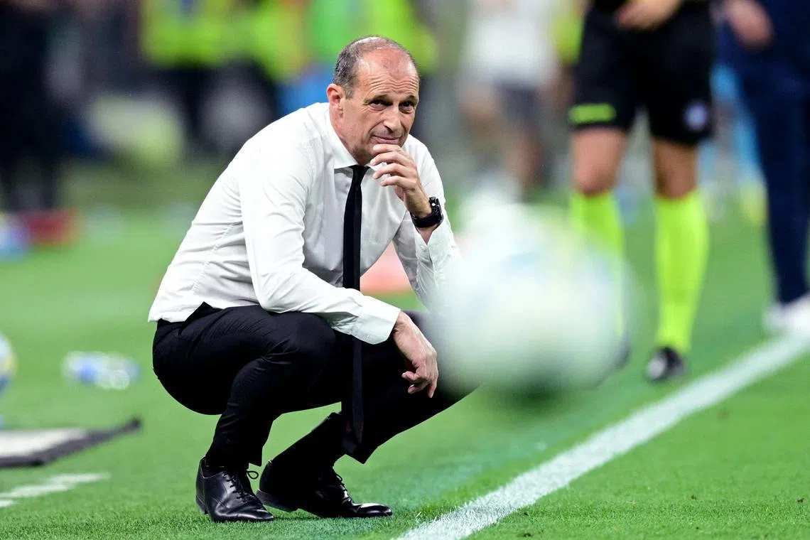 Soccer Football - Serie A - AC Milan v Cagliari - San Siro, Milan, Italy - May 24, 2026 AC Milan coach Massimiliano Allegri REUTERS/Daniele Mascolo