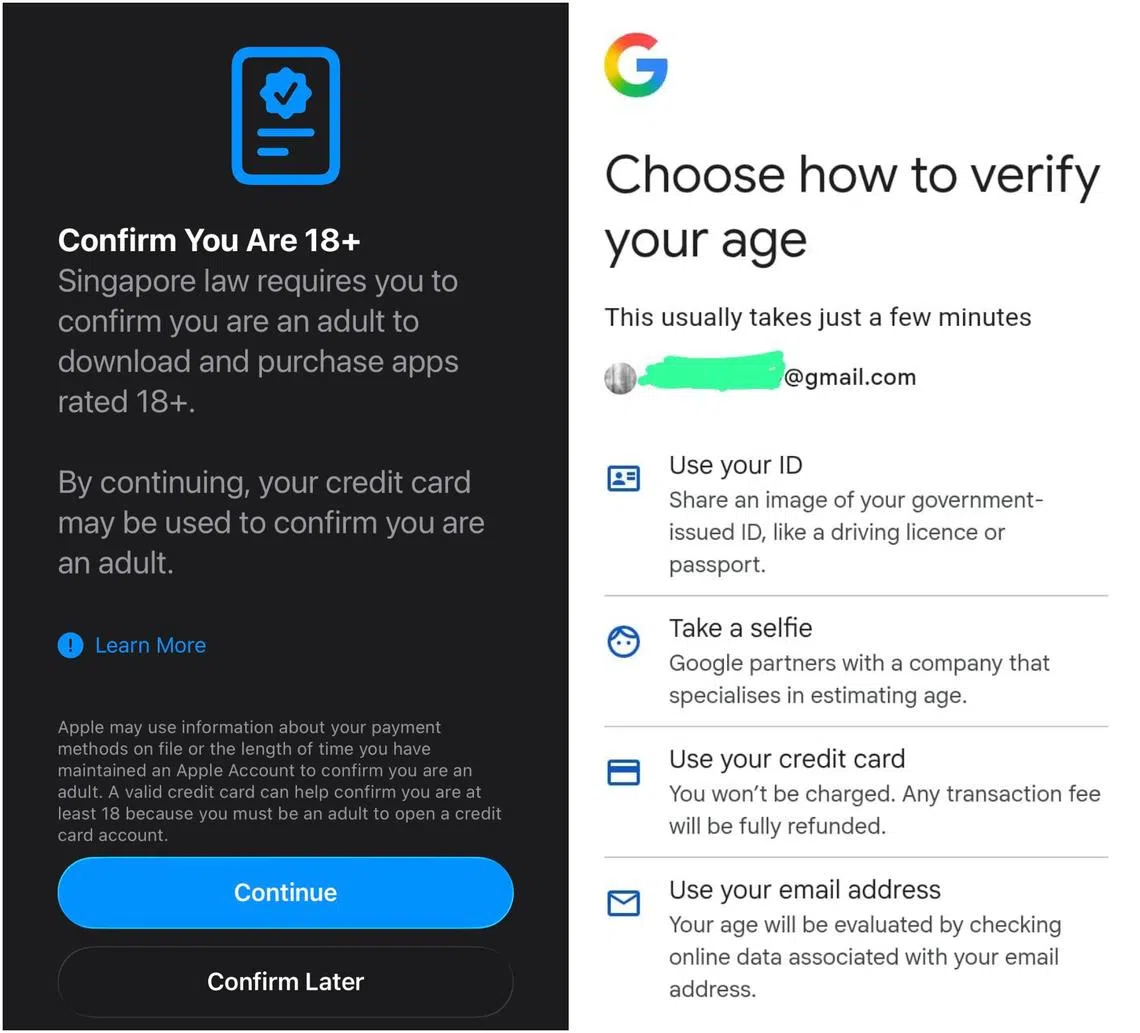 Apple users who want to download an app rated 18+ will have to verify their age via credit card details or government ID. Google Play users who have been incorrectly estimated to be under 18 will be able to prove their age via a few methods.