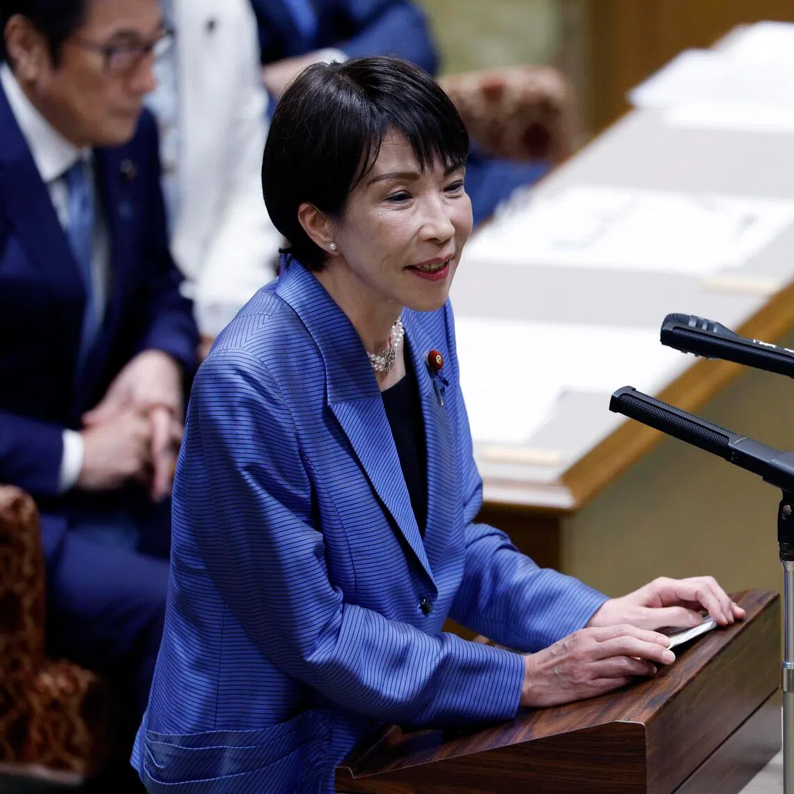 Japanese Prime Minister Sanae Takaichi instructed relevant ministers to grasp the status of foreign land acquisitions and examine how the regulations should be.