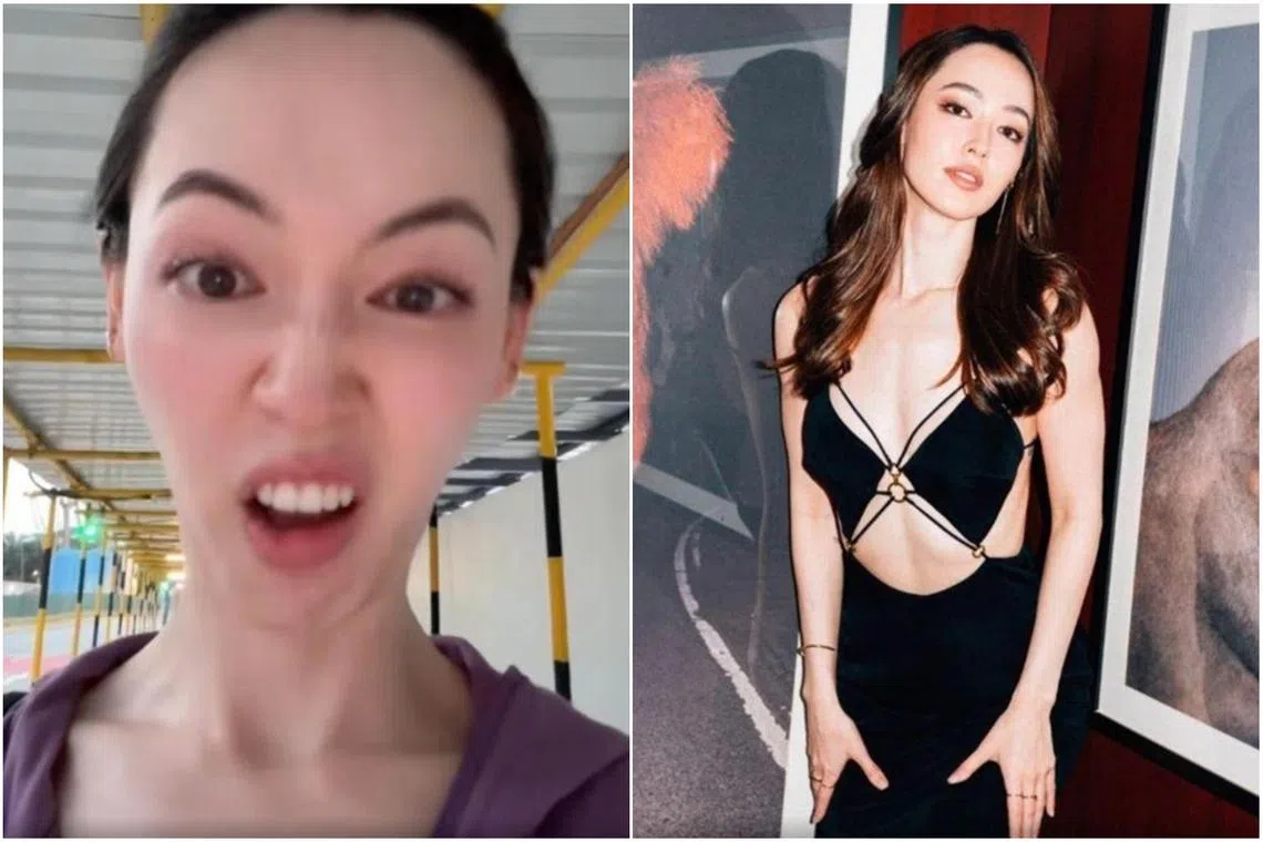 Model Fiona Fussi claims Grab driver locked her in car until she paid for wet tissue he gave her