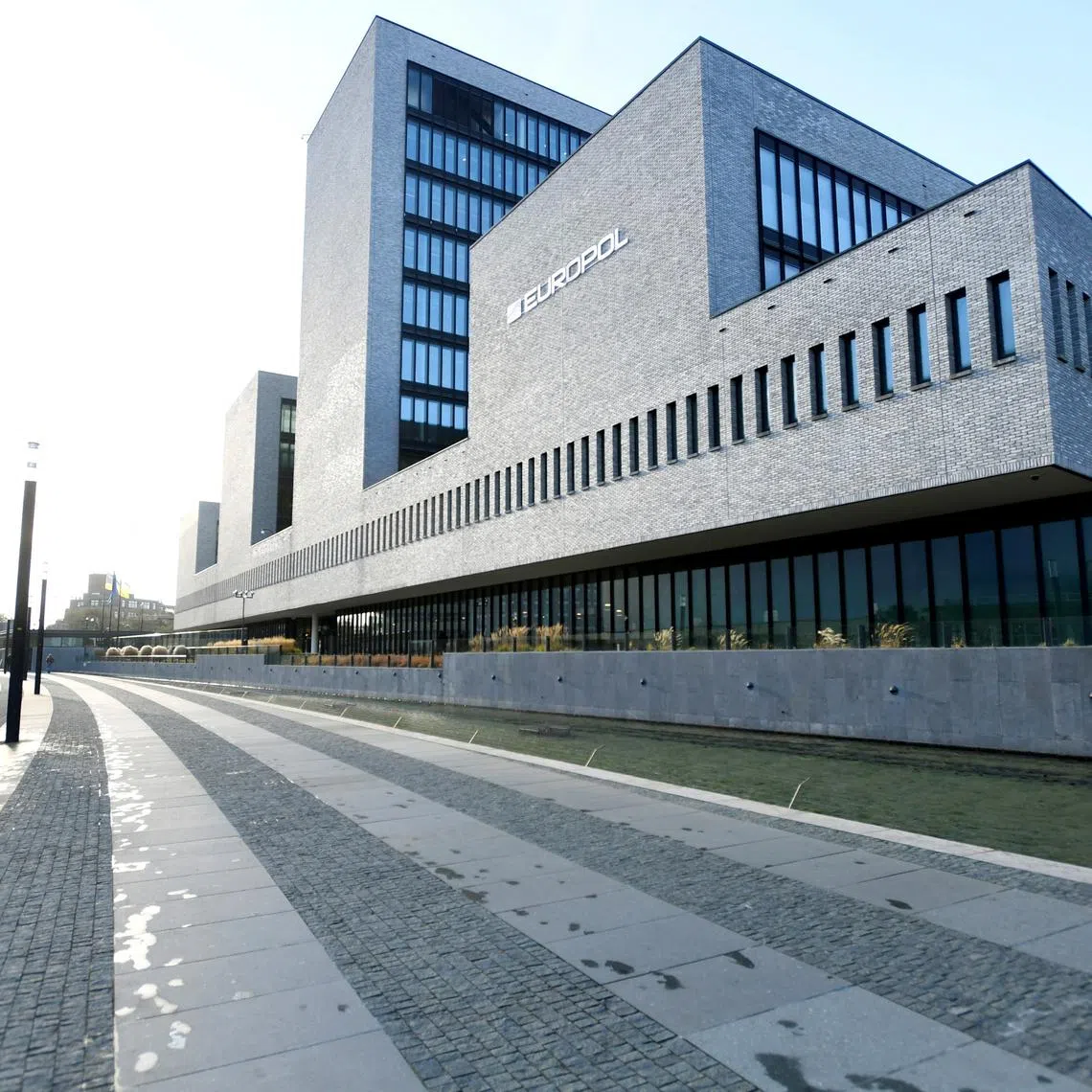 FILE PHOTO: Europol headquarters is pictured in The Hague, Netherlands, November 25, 2019. REUTERS/Piroschka van de Wouw/File Photo