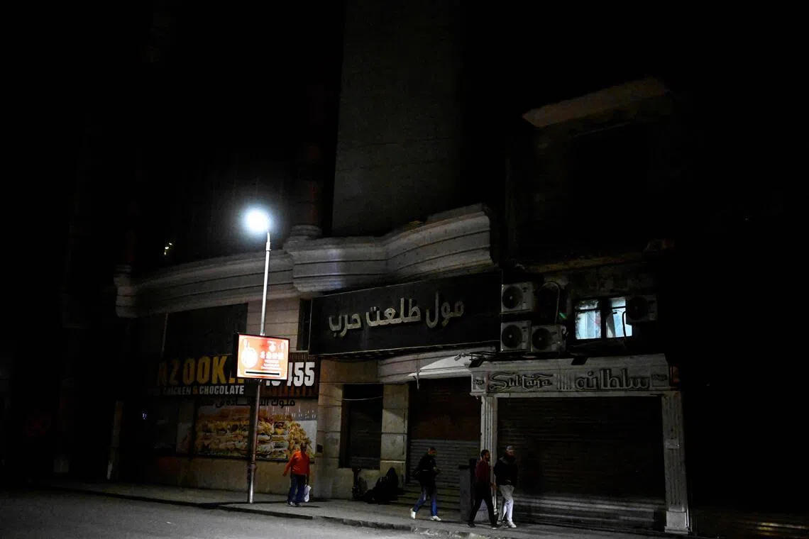 ‘Not the Cairo we know’: Energy shock from Iran war dims Egypt nights