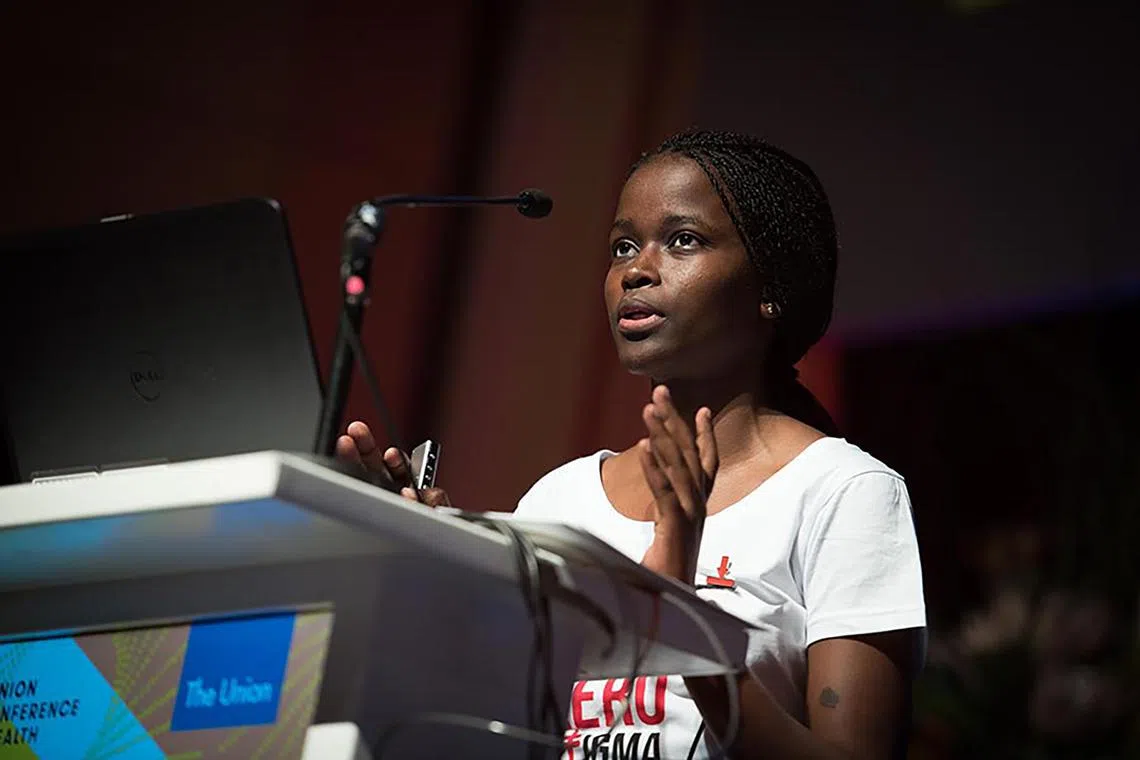 rmtbdrug -  Tuberculosis advocacy professional from South Africa, Phumeza Tisile, 32,  opposed the patent extension for TB drug bedaquiline filed by Johnson & Johnson in India. Photo credit: Phumeza Tisile 
