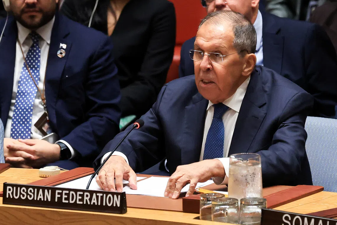 At UN, Russia and Germany's top diplomats hold first talks since 2022