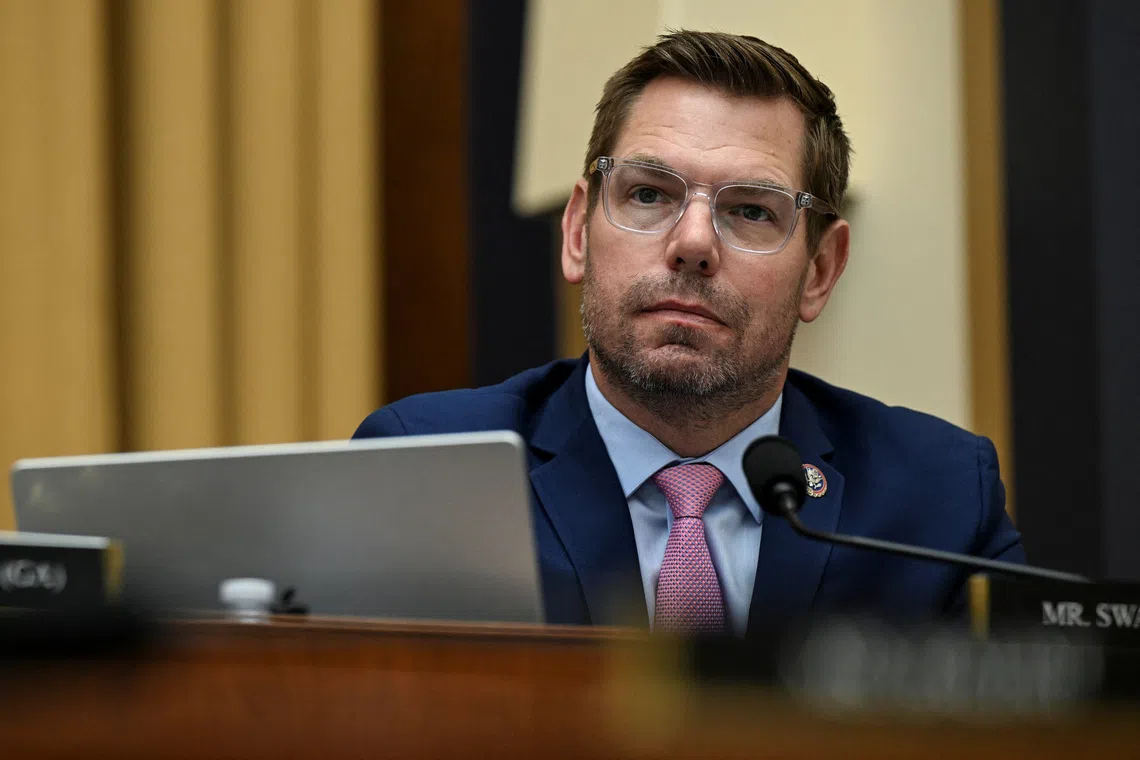 Eric Swalwell resigned his seat in Congress and dropped out of the race for California governor in April 2026 after four women accused him of sexual misconduct.