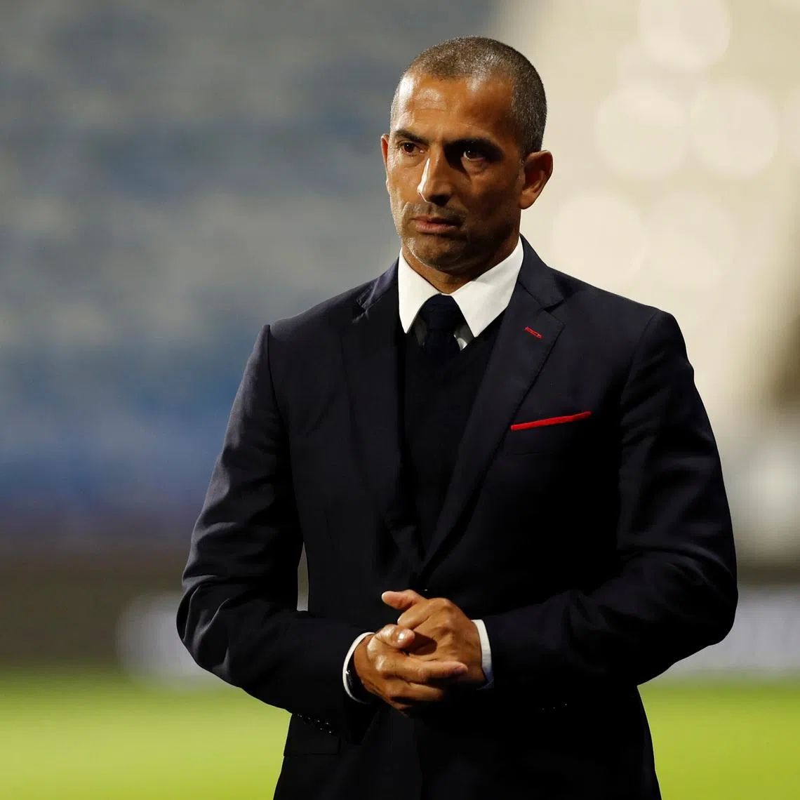 Soccer Football - Championship - Huddersfield Town v Nottingham Forest - John Smith's Stadium, Huddersfield, Britain - September 25, 2020   Nottingham Forests manager Sabri Lamouchi   Action Images/Lee Smith