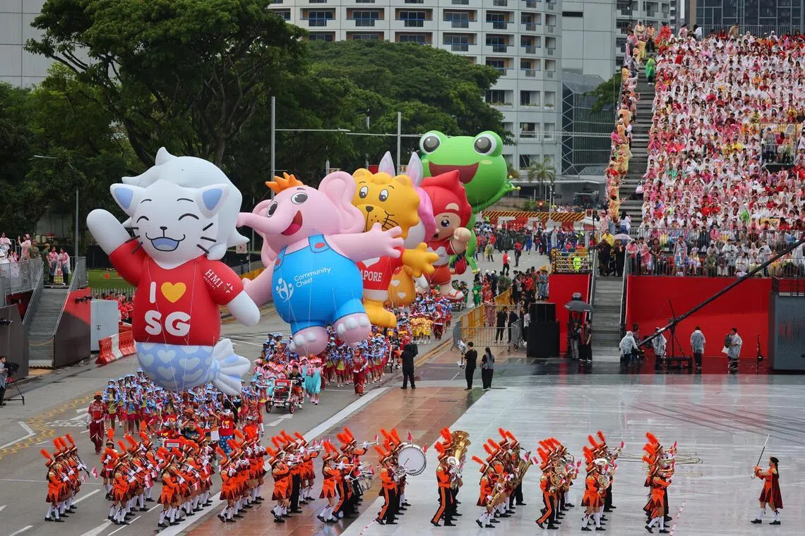 ST20240809_202486800826/pixndp09/Jason Quah

The National Day Parade at the Padang on Aug 9, 2024.