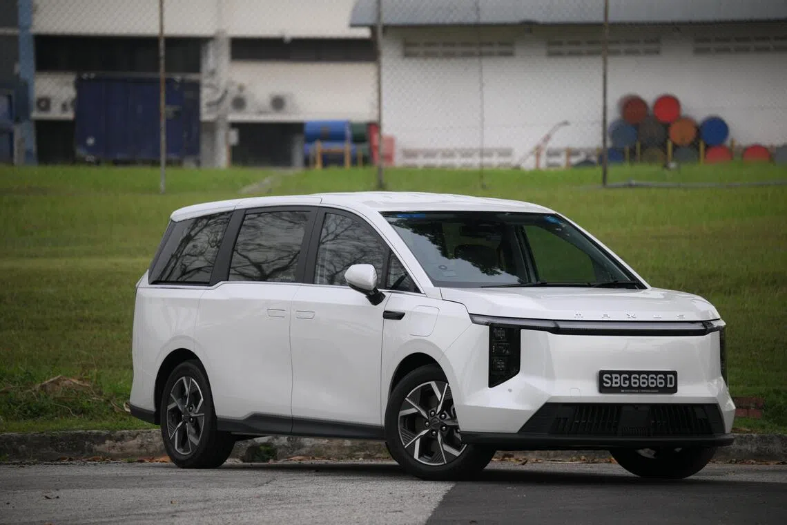 Maxus' Mifa 7 pictured on April 9, 2026.