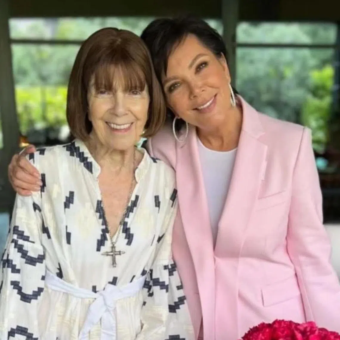 Kris Jenner (right) described her mother, Mary Jo Shannon (left), as the heart of the family.