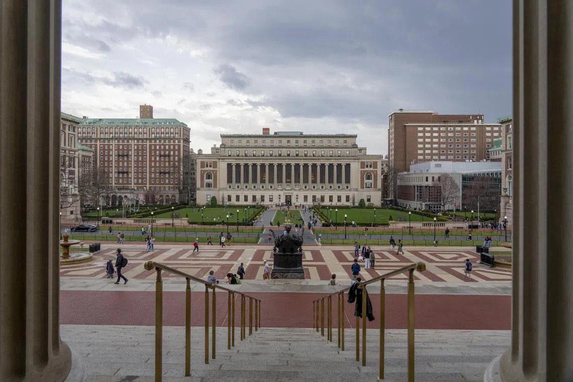 Mr Trump targeted Columbia as part of his campaign against elite US universities he claims are hotbeds of anti-Semitic and anti-American sentiment.