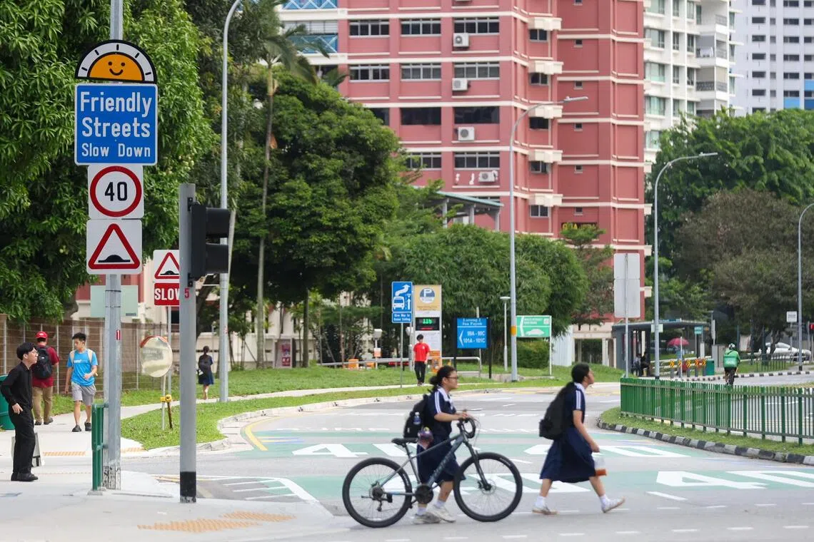 The four newly completed streets, known as Friendly Streets, are located in Bukit Panjang, Pek Kio, Sembawang, and Tiong Bahru-Havelock.