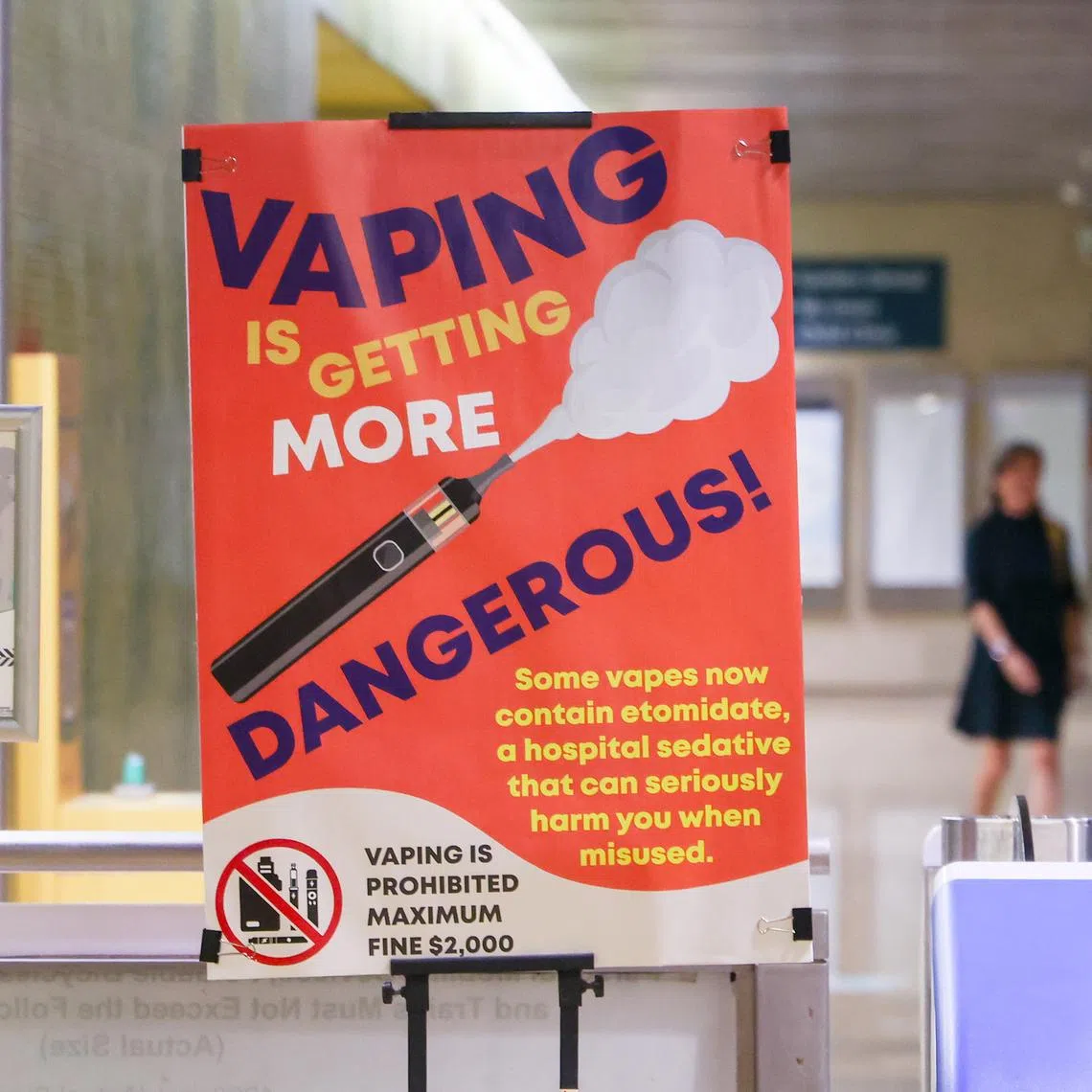 Singapore has banned vaping since 2018, with new laws introduced recently to enforce harsher penalties.