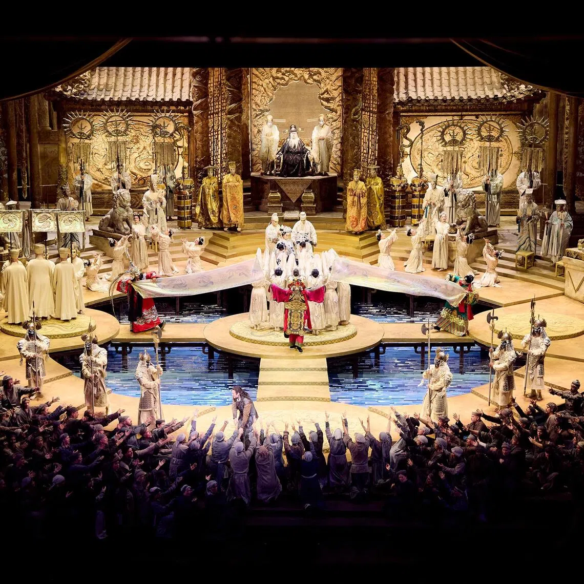 A performance of Turandot at the Metropolitan Opera in New York in early October.