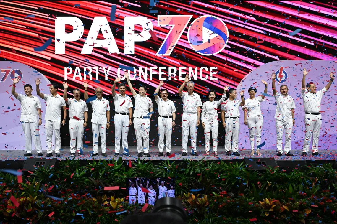 Singapore's People’s Action Party elected its new central executive committee (CEC). Singapore EXPO on Nov 24, 2024. They will form the nucleus of the party heading into the country’s next general election.