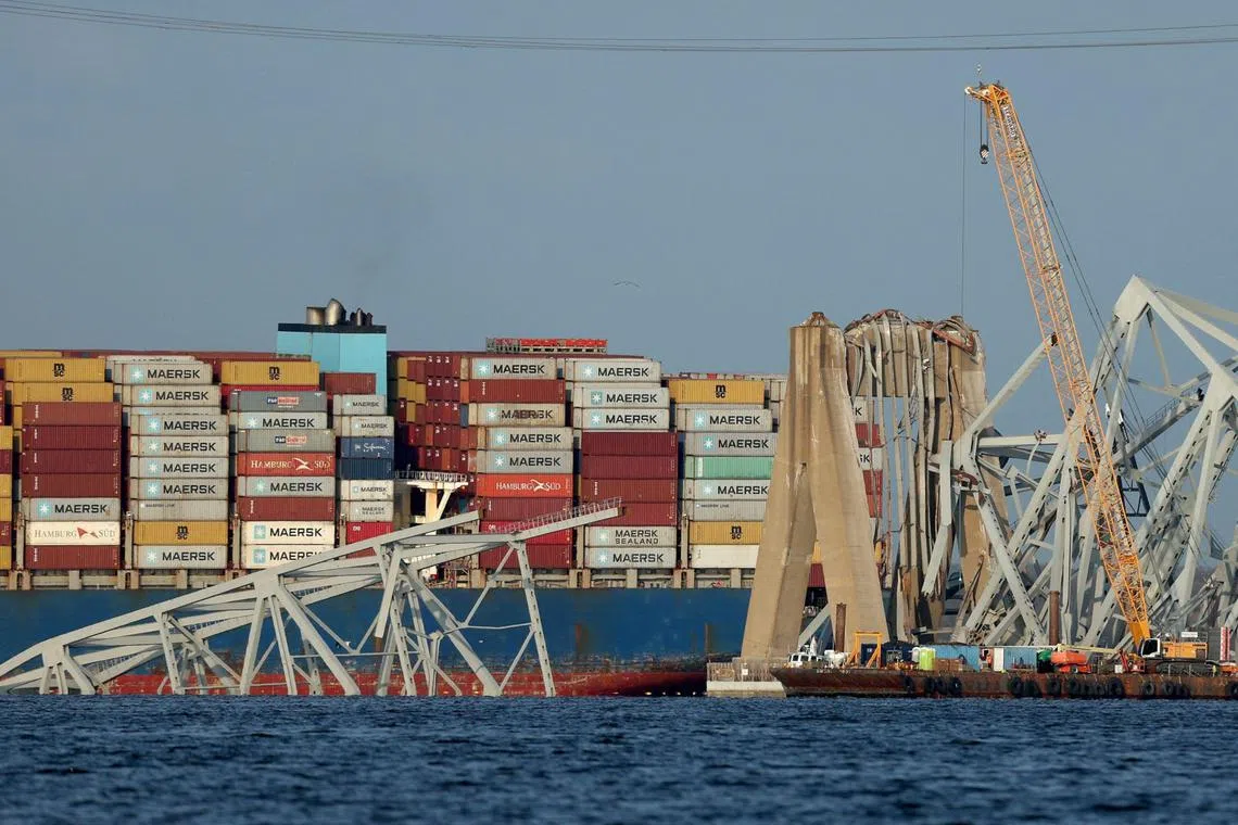 Concerns are being raised about the economic effect the collapse of Baltimore's Francis Scott Key Bridge would have on the state of Maryland and the rest of the US. 