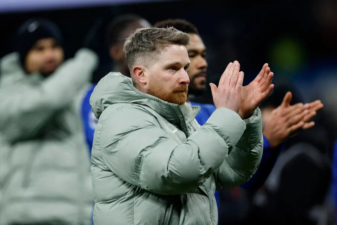 Soccer Football - Premier League - Manchester City v Chelsea - Etihad Stadium, Manchester, Britain - January 4, 2026 Chelsea interim manager Calum McFarlane after the match Action Images via Reuters/Jason Cairnduff