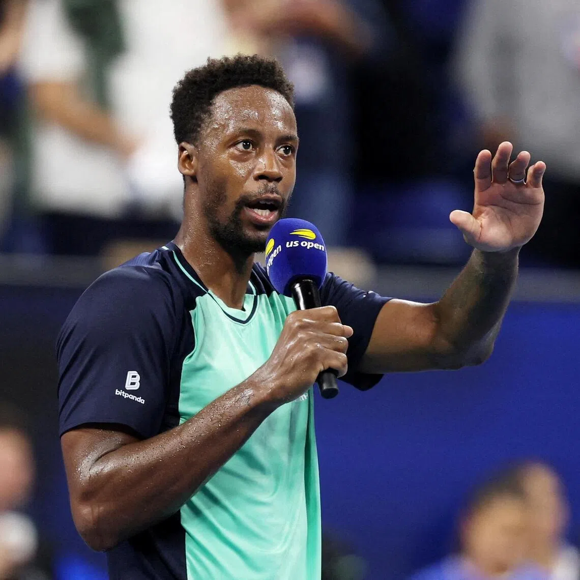 Recently retired French tennis player Gael Monfils humorously hitting back at anonymous abusers online, saying he was surprised people still put money on him.