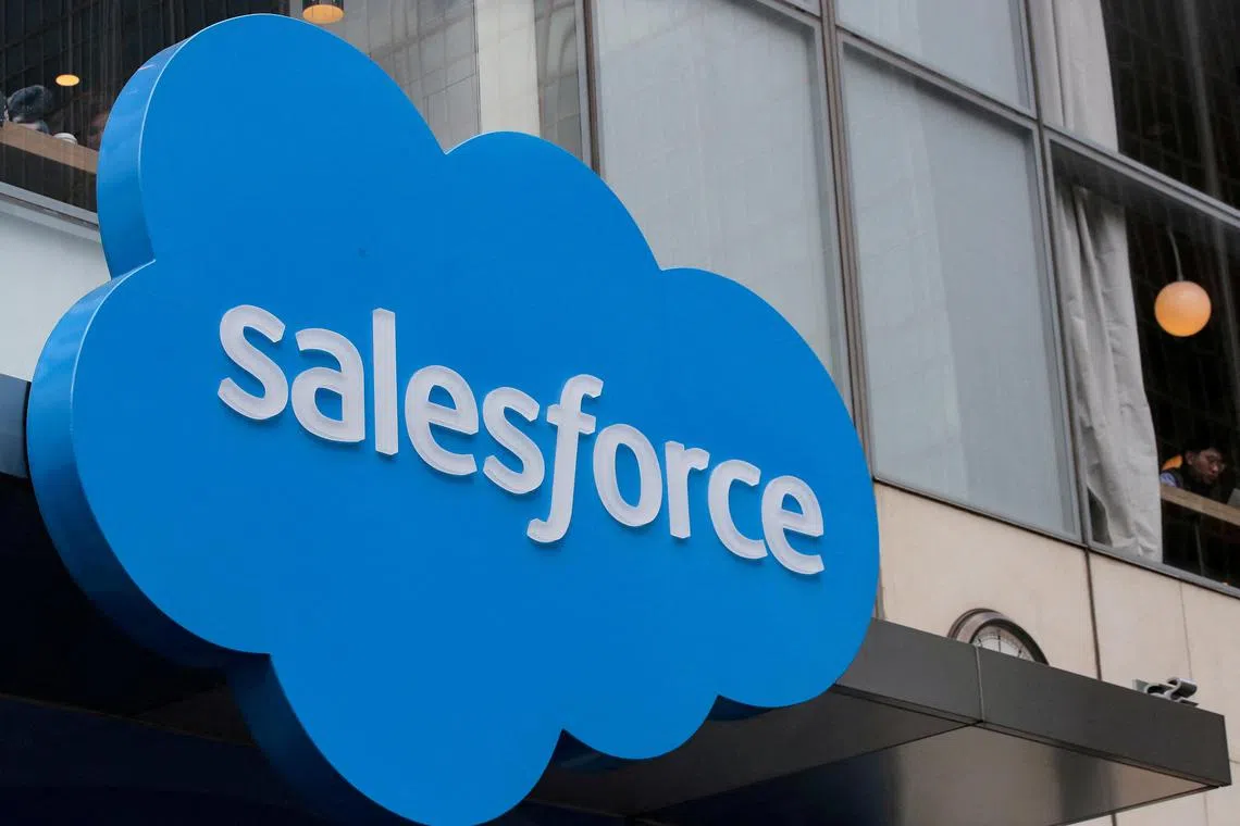 Salesforce is betting that interest in artificial intelligence will fuel a new cycle of tech investment.