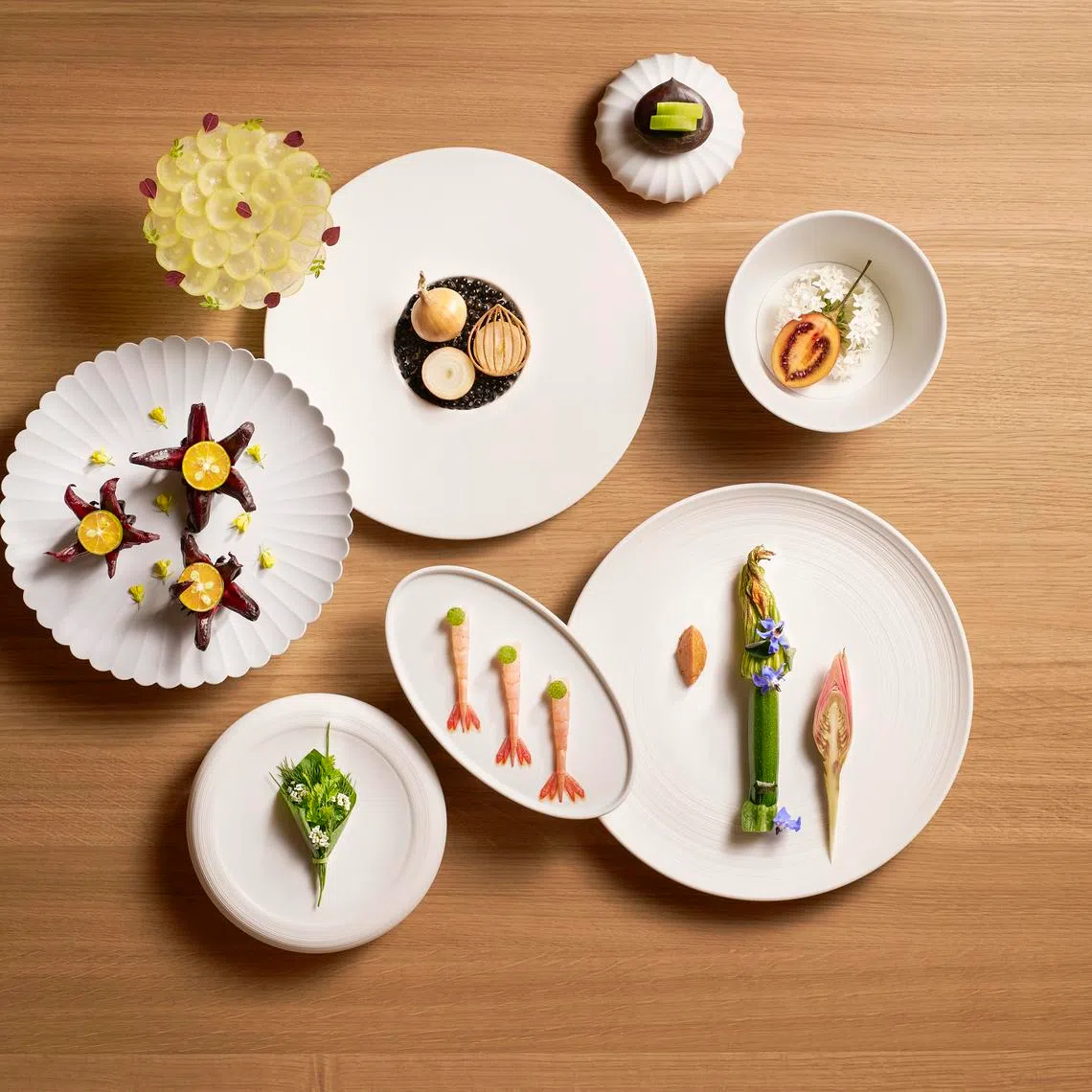 Chefs like Loca Niru's executive chef, Shusuke Kubota, hope to use more local produce in seasonal menus. 