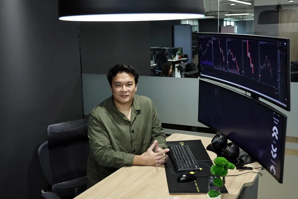 Mr Darius Sit, founder of digital asset trading firm QCP, said Bitcoin's volatility will become more compressed overtime. 