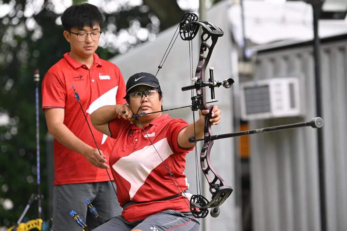 Para archer Nur Syahidah Alim and her coach Pang Qing Liang have achieved great success together in recent years with a 2019 world title and a silver medal at the Hangzhou Asian Games in 2023. The medals have been a result of various innovative methods put into place by coach Pang.