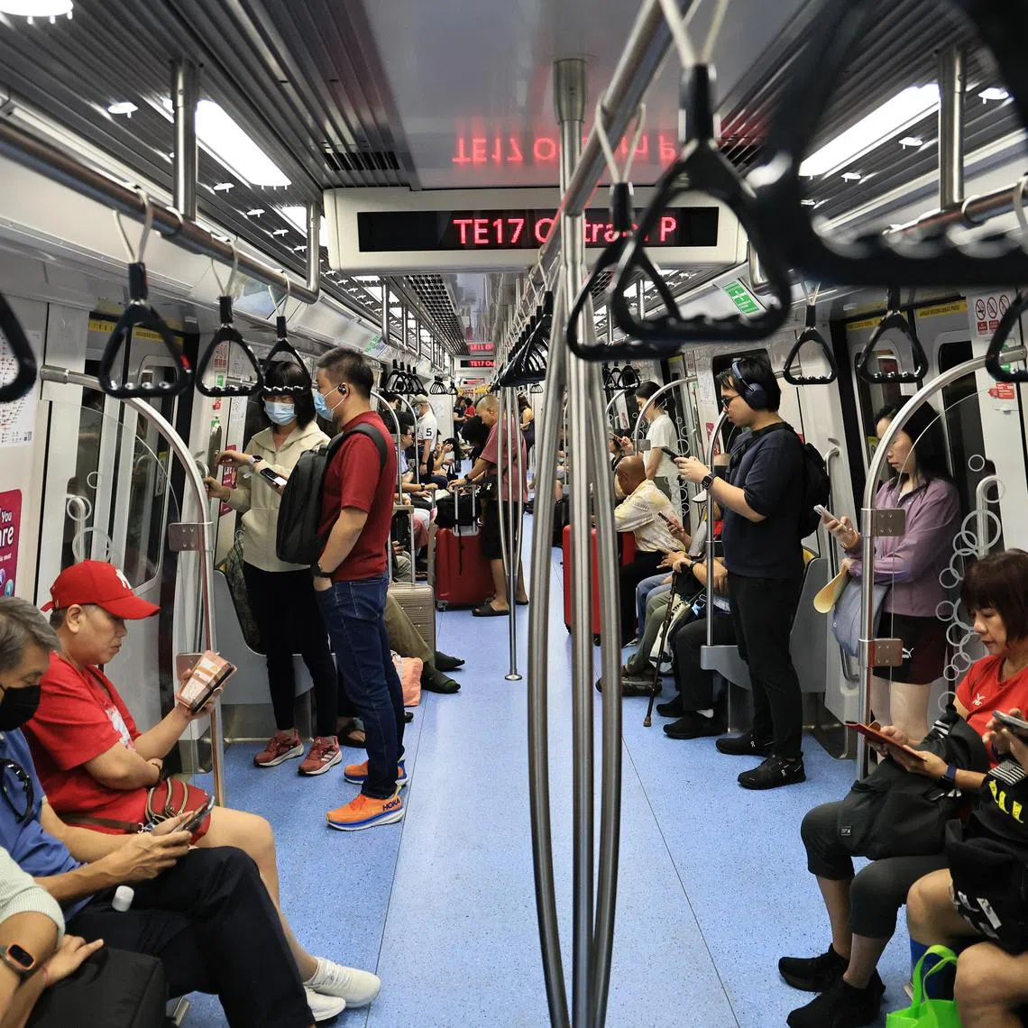 Outram Park MRT along Thomson-East Coast Line onDec 19, 2024 at about 10.20am.//