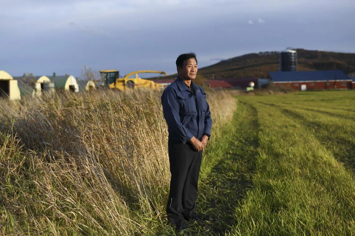 Hidekazu Yokoyama, who spent three decades in Hokkaido building a thriving dairy logistics, in Monbetsu, Japan on Nov. 3, 2022. Many of JapanÕs aging business owners are struggling to find buyers, even for successful enterprises. Yokoyama plans to just give away his land and equipment to a successor. (Noriko Hayashi/The New York Times)