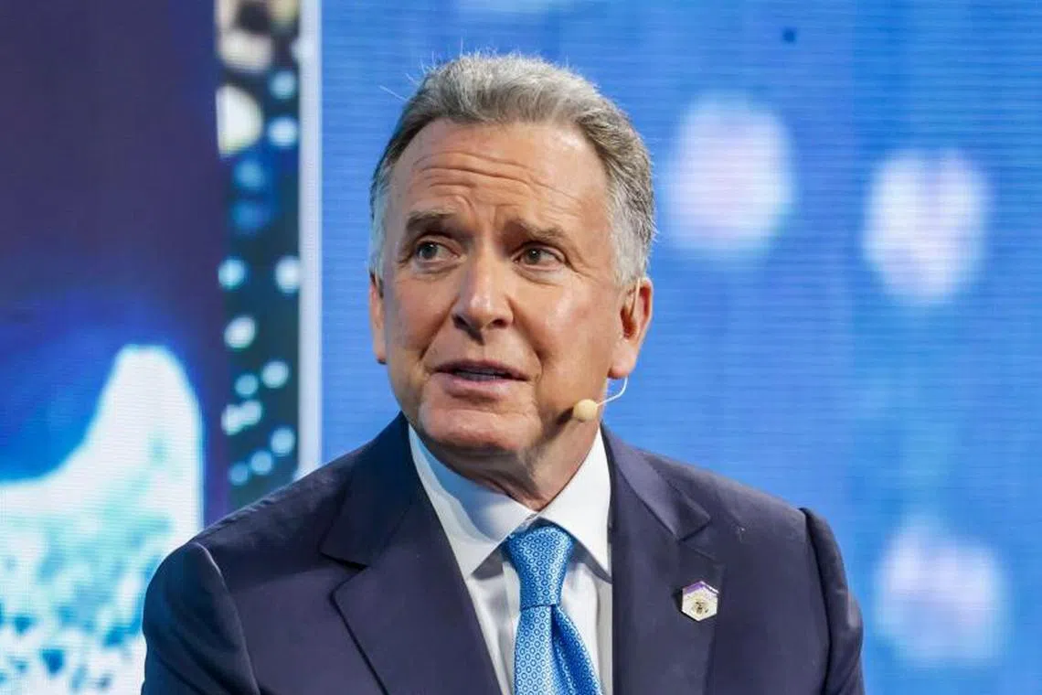Steve Witkoff, US special envoy to the Middle East, during the Future Investment Initiative (FII) Institute Priority conference in Miami, Florida, US, on Thursday, Feb. 20, 2025. The FII Institute started in 2017 as an annual event bringing people together to invest in the most promising solutions. Photographer: Zak Bennett/Bloomberg