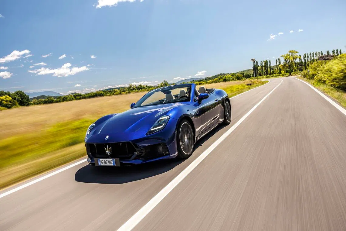 Wind-in-hair cruising in the effortlessly stylish Maserati GranCabrio.