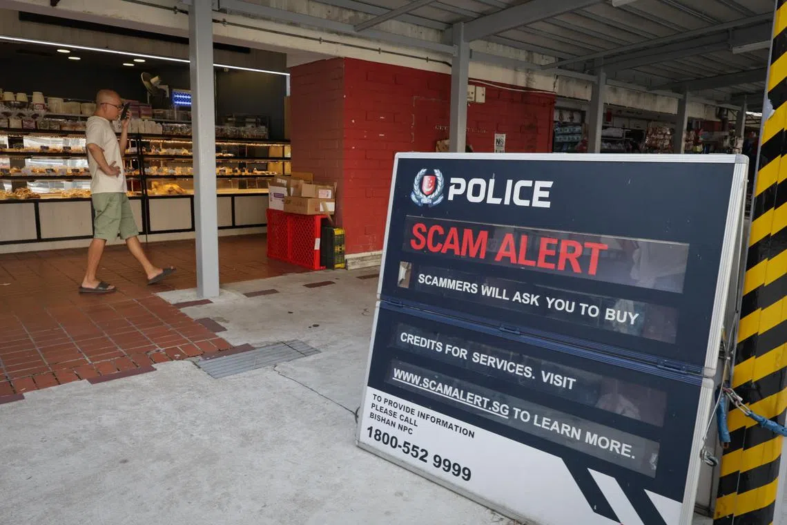 In February, police said that 46,563 scam cases were reported in Singapore in 2023.