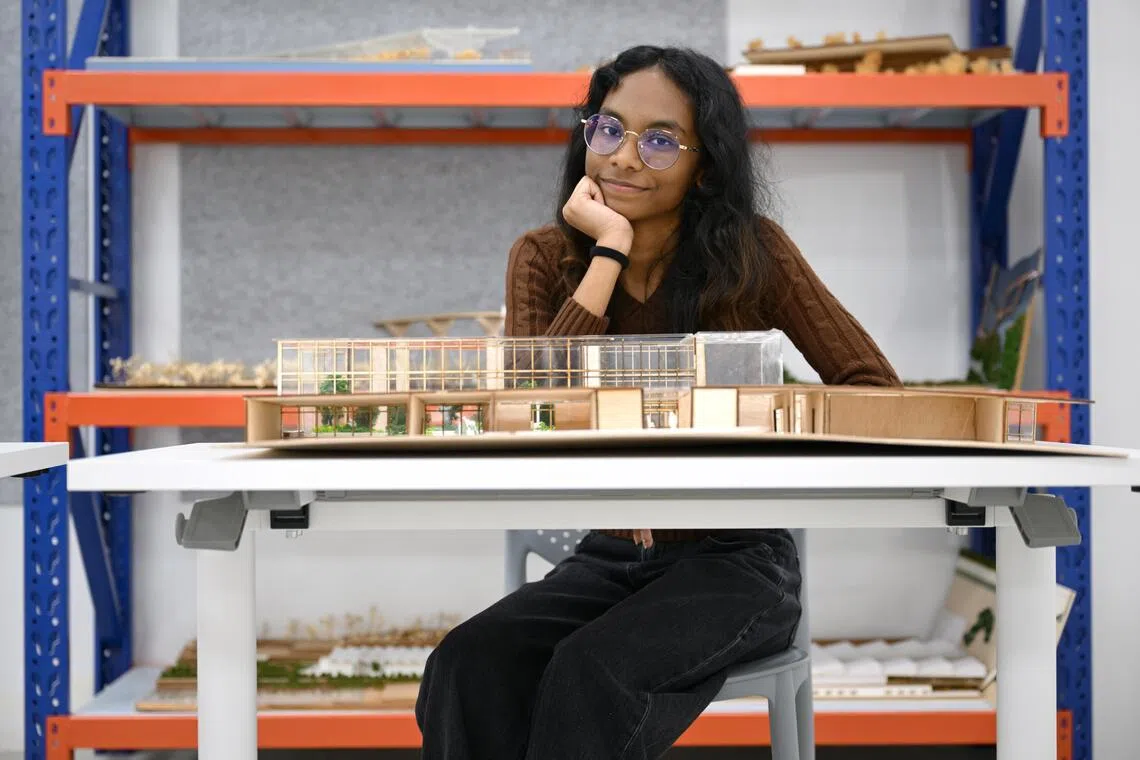 Jolene Ariana completed her degree in two years after getting a diploma in interior architecture and design.