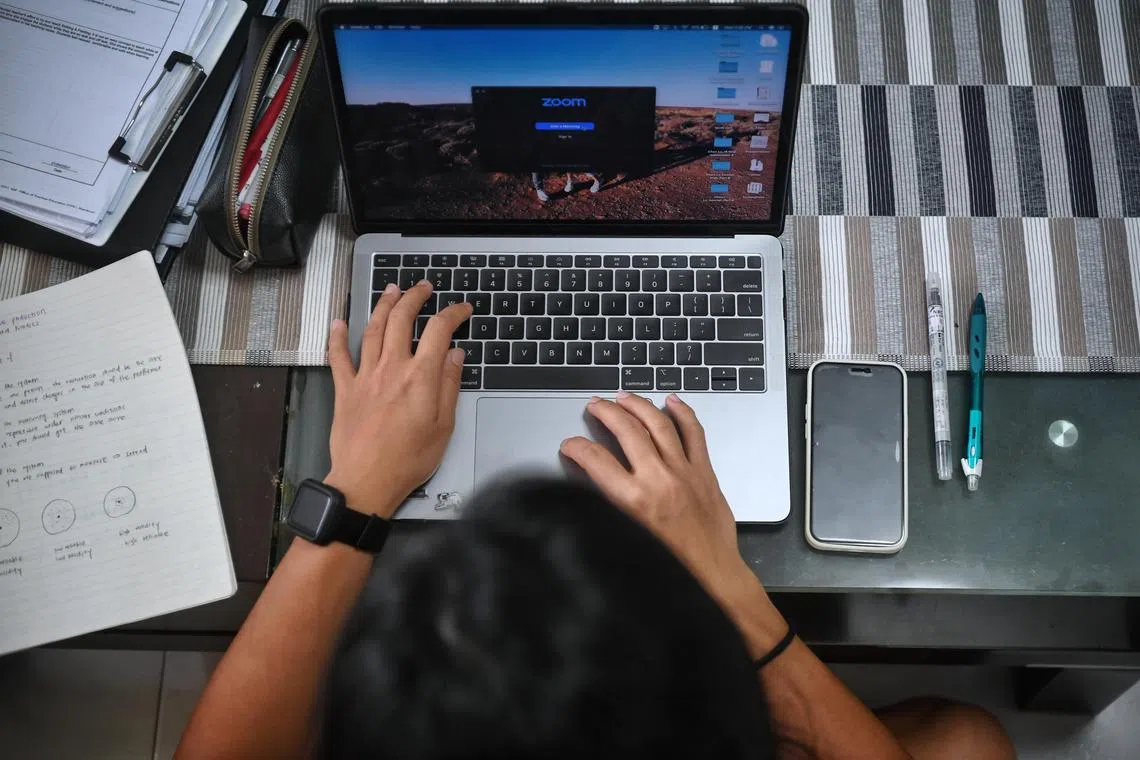 The rate of remote work has stabilised around 20 per cent in Singapore, slightly above pre-pandemic levels, according to the economists.