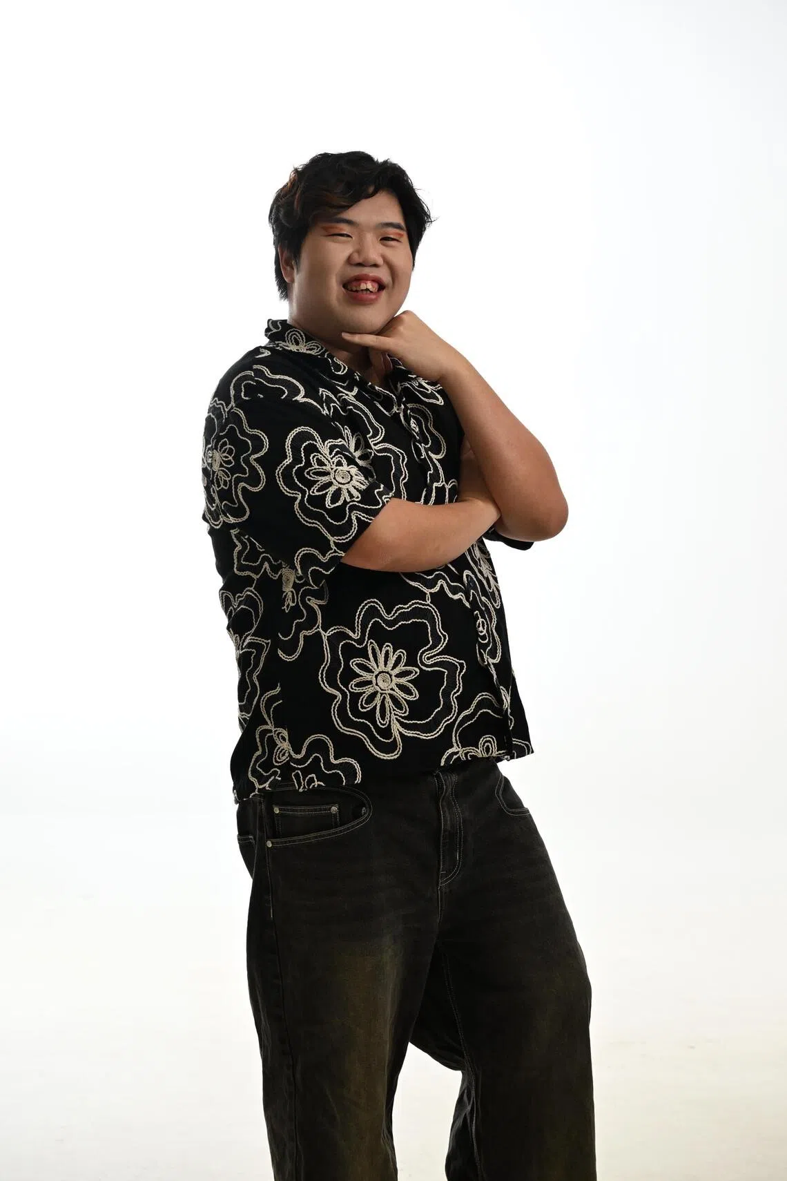 Max Pasakorn, Singaporean writer, who is part of the National Day poem commissions on the topic of the Merlion, photographed at SPH on July 31, 2026.