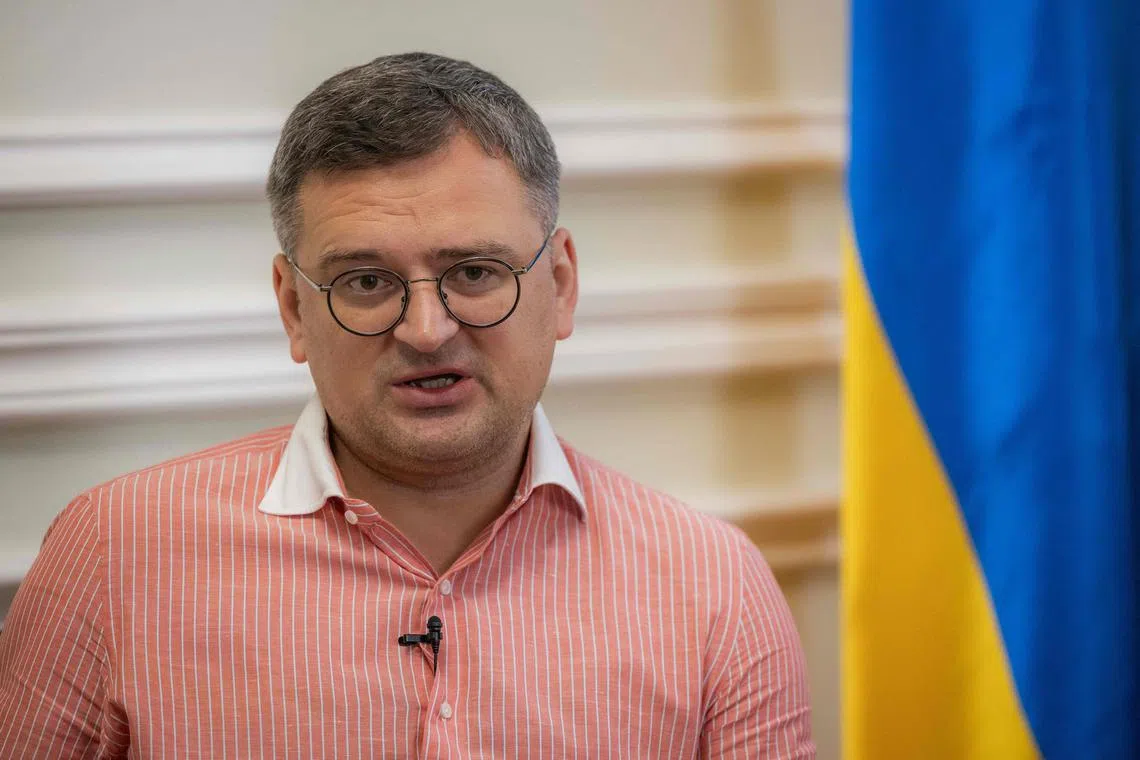 Ukrainian Foreign Minister Dmytro Kuleba says Kyiv is not under pressure from its allies to pick up the pace of its counteroffensive.