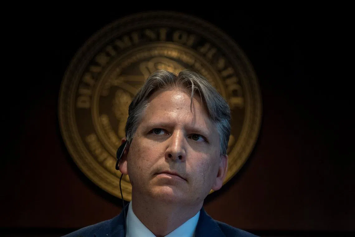 Mr Corey Amundson is one of an estimated 20 career officials inside the Justice Department who was reassigned last week.