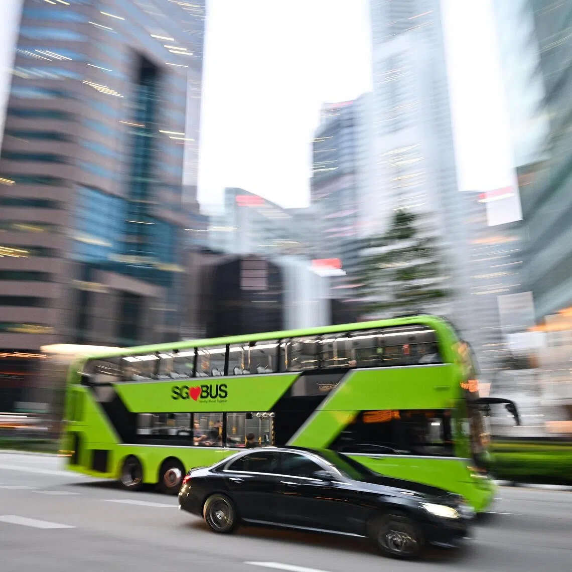 Bus operator Tower Transit said a man at a bus stop noticed a bus driver slumped in the cabin and banged on the doors to raise the alarm.