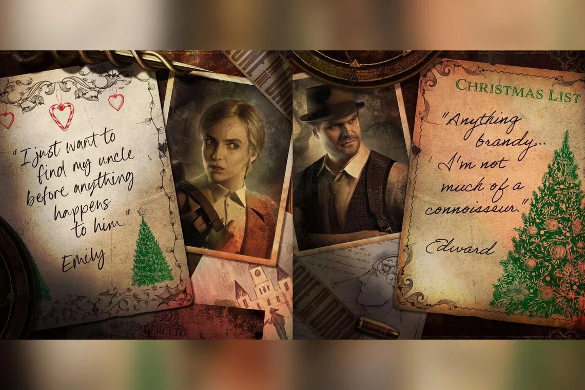 Hollywood actors Jodie Comer (left) and David Harbour made their video game debut in the survival game Alone In The Dark.