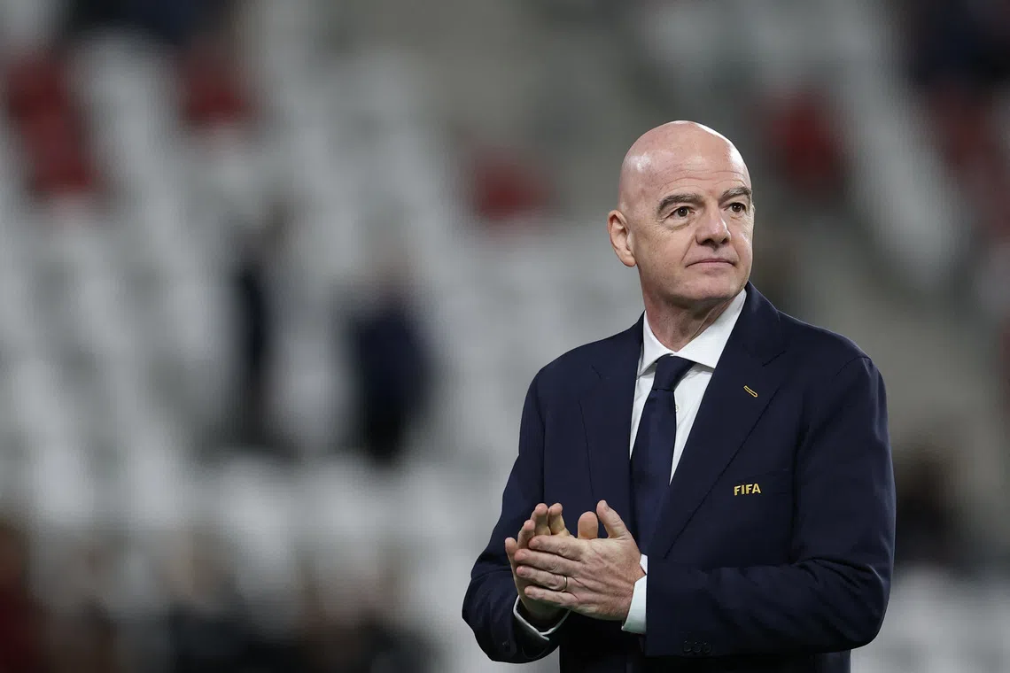 FIFA president Gianni Infantino looks to seek re-election for a four-year term.