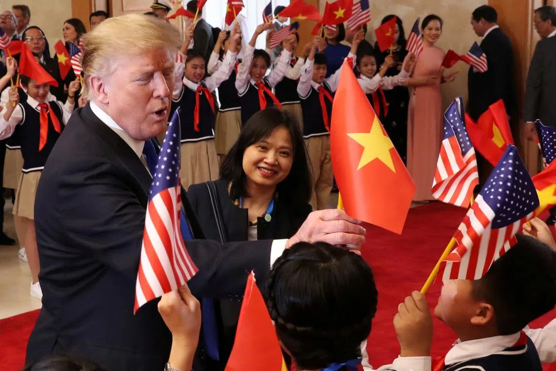 The plans by the family business of US President Donald Trump are proceeding amid risks of US tariffs on Vietnam.