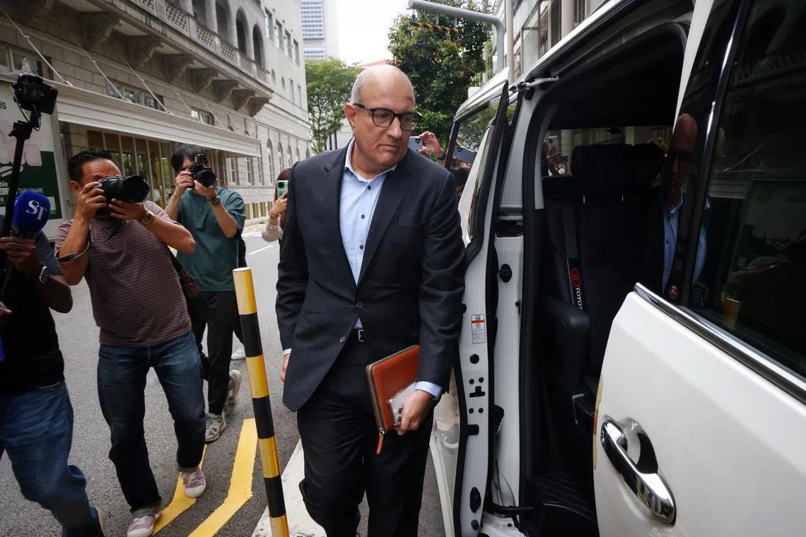 Former transport minister S. Iswaran was handed a 12-month jail term on Oct 3.